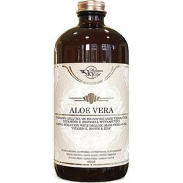 Sky Premium Life Aloe Vera Πόσιμο Διάλυμα με Βιολογικό Aloe Vera Gel Με Γεύση Λεμόνι 480ml.
