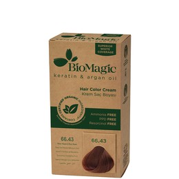 Biomagic Hair Color Cream 66.43 - Deep Dark Blonde Mahogany Gold 60ml