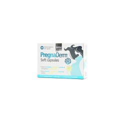 Intermed Pregnaderm Soft Capsules Συμπλήρωμα Διατροφής Για Την Εγκυμοσύνη 30 μαλακές κάψουλες