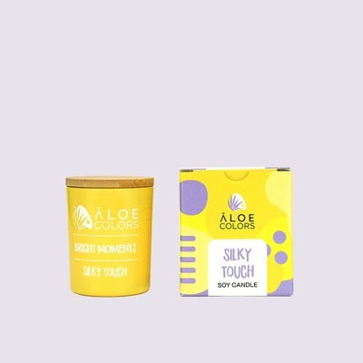 ALOE COLORS Soy Candle Silky Touch Αρωματικό Κερί Σόγιας 150g