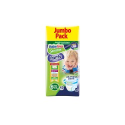 Babylino Pants Unisex Jumbo Pack Πάνες Μέγεθος 6 (13-18kg) 42 πάνες βρακάκι 