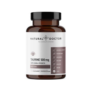 Natural Doctor Taurine 500mg-Συμπλήρωμα Διατροφής 