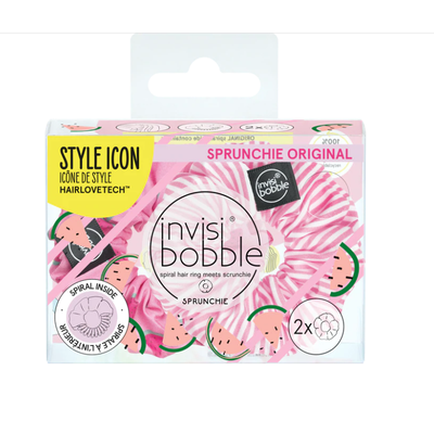 Invisibobble Original Sprunchie Duo Fruit Fiest Collestion One In A Mellon x2
