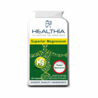Healthia Superior Magnesium 120 Κάψουλες - Συμπλήρ