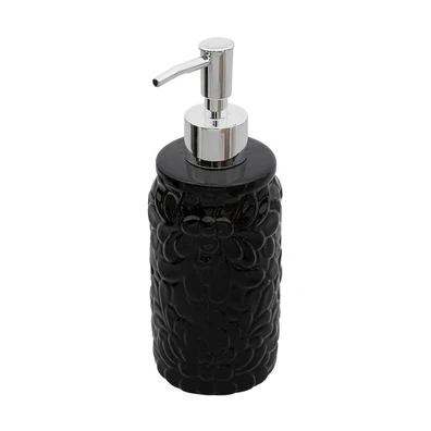 Estia Αντλια Σαπουνιου Dolomite 360ml Μαυρη