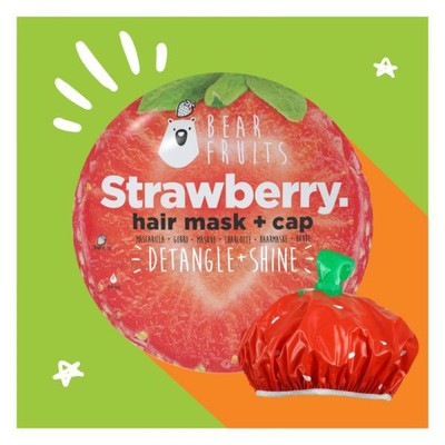 Bear Fruits Strawberry Μάσκα Μαλλιών για Ευκολοχτέ