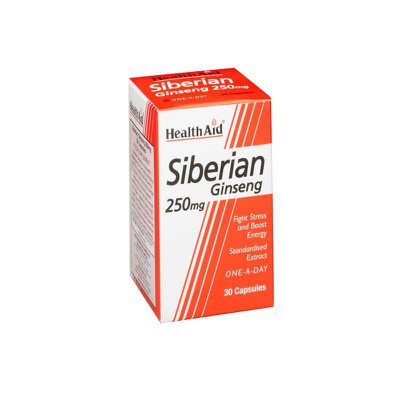 Health Aid - Siberian Ginseng 250mg - 30caps