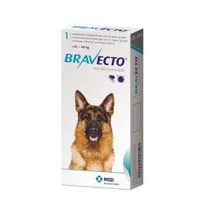 Bravecto Dog 20-40kg Antiparasitic Tabs, 1 Tab