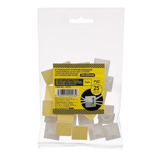 Self-adhesive wire holder 25cope