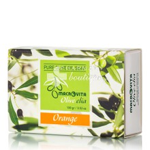 Macrovita Olivelia Φυσικό Σαπούνι Ελαιόλαδου - Orange, 100gr