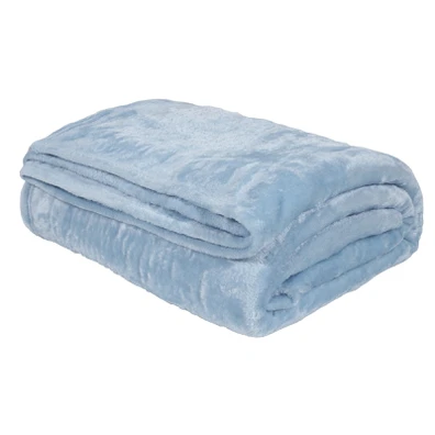 Das Baby Κουβερτα Velour Κουνιας Relax 1344 Γαλαζι