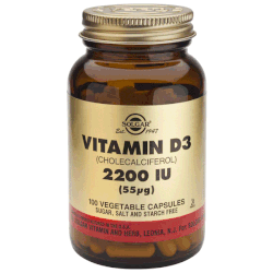 Solgar Vitamin D3 2200IU 100 Caps