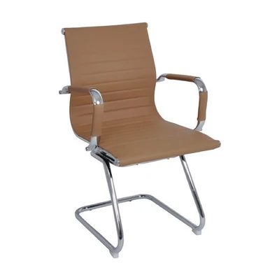 Desk Armchair/White PU
