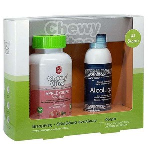 CHEWY VITES Apple Cider Vinegar 60ζελεδάκια & ΔΩΡΟ