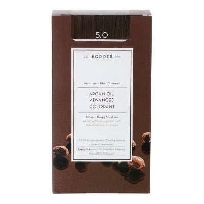Korres Argan Oil Advanced Colorant Μόνιμη Βαφή Μαλ