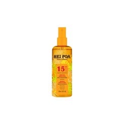 Hei Poa Monoi Oil Tiare SPF15 Ξηρό Αδιάβροχο Αντηλιακό Λάδι Monoi 150ml