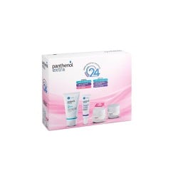 Medisei Panthenol Extra Promo With Face Cleansing Gel 150ml + Triple Defense Eye Cream 25ml + Day Cream SPF15 50ml + Night Cream With Active Night 50ml
