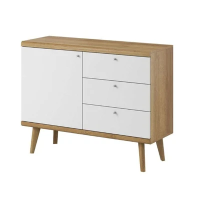 Μπουφές 107x83x40cm 21103-PR-S Λευκό+Riviera 