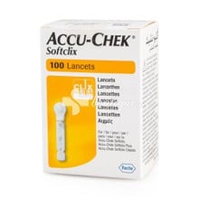 Roche Accu-Chek Softclix - Βελόνες Μέτρησης Σακχάρου, 100 lancets