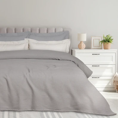 Das Home Κουβερτα Πικε 220x240 0496 Grey 220x240
