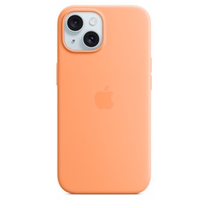 Apple Silicone Case with MagSafe Orange Sorbet iPh