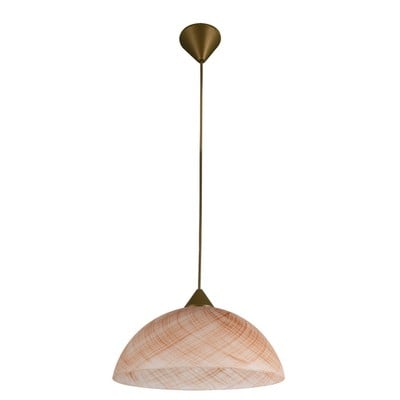 Pendant Light 1/L With Brown Cable 1xE27 40W Pda 1