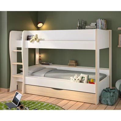  Κουκέτα Roomy με 2 μονά κρεβάτια 90X200 + 2 Στρώμ