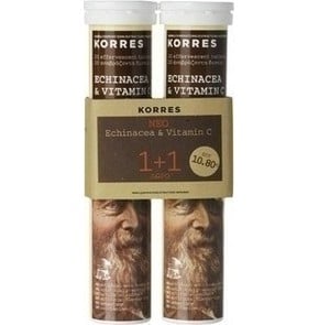 Korres 1+1 FREE! Echinacea & Vitamin C, 2x18 Effer