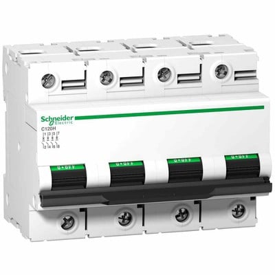 C120H Circuit Breaker 4P 100A C Curve