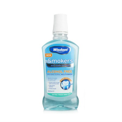 Wisdom - Smokers Mouthwash 500ml (Στοματικό Διάλυμα Ιδανικό Για Καπνιστές)