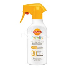 Carroten Family Suncare Face & Body Milk Spray SPF30 - Αντηλιακό Γαλάκτωμα σε Σπρέι, 300ml