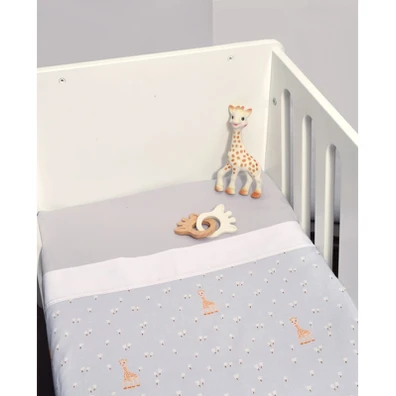 Σεντόνια Λίκνου 2 Τεμαχίων 80χ110 Sophie la Girafe