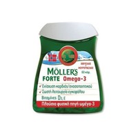Moller's Forte Omega-3 60 Κάψουλες - Μίγμα Ιχθυελα