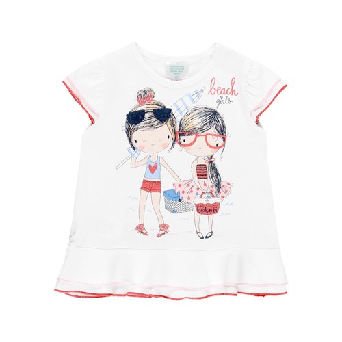 Boboli Knit T.shirt with Ruffles for Baby Girl (21