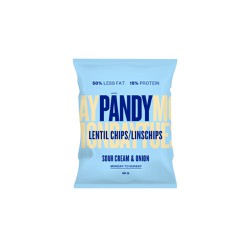 Pandy Πρωτεϊνικά Chips Φακής Με Γεύση Sour Cream & Κρεμμύδι 40gr