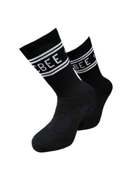 Magic bee clothing black stripes socks