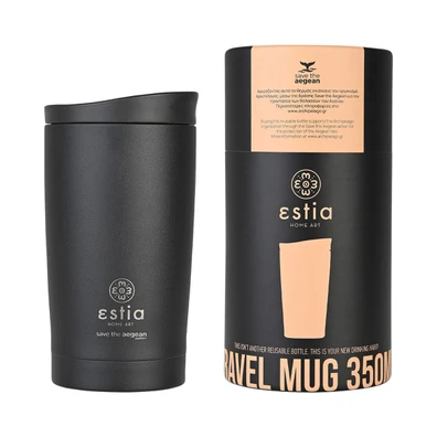 Estia Θερμος Travel mug Save the Aegean 350ml Midn