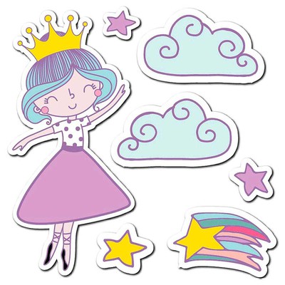 Children'S Wall Stickers Unicorns Princess M