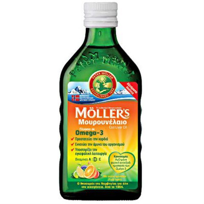 Moller's - Μουρουνέλαιο Πλούσιο σε Omega 3 με Γεύση Φρούτων (Tutti Frutti) - 250ml