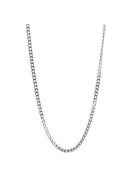 MILLIONALS CUBAN STAINLESS STEEL CHAIN SILVER