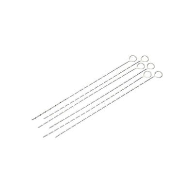 Chromed Straw For Skewer 6 Pieces