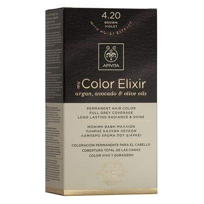 Apivita Βαφή Μαλλιών My Color Elixir No4,20 Κασταν