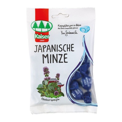 Kaiser Japanische Minze Καραμέλες για το Βήχα με Ι