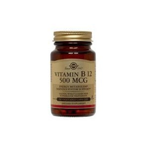 SOLGAR Vitamin B12 500mg 50vegetable capsoules
