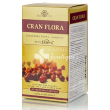 Solgar Cran Flora plus Ester C - Ουροποιητικό, 60 veg caps