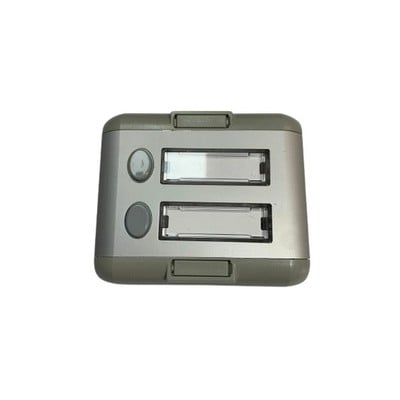 Doorbell Button Wall Mounted Double Silver 10 x 8.