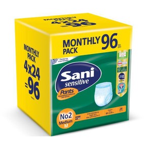 Sani Sensitive Pants No2 Medium Monthly Pack Πάνες