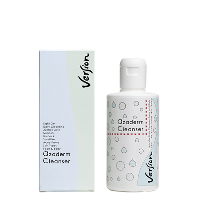 Version Azaderm Cleanser Τζέλ Καθαρισμού Προσώπου 