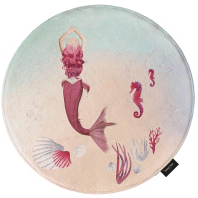 Στρογγυλό Χαλί Softy Mermaid 100cm Saint Clair  Me