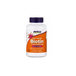Now Biotin 10mg Συμπλήρωμα Διατροφής Που Συμμετέχει Σε Πλήθος Μεταβολικών Αντιδράσεων 120 φυτικές κάψουλες
